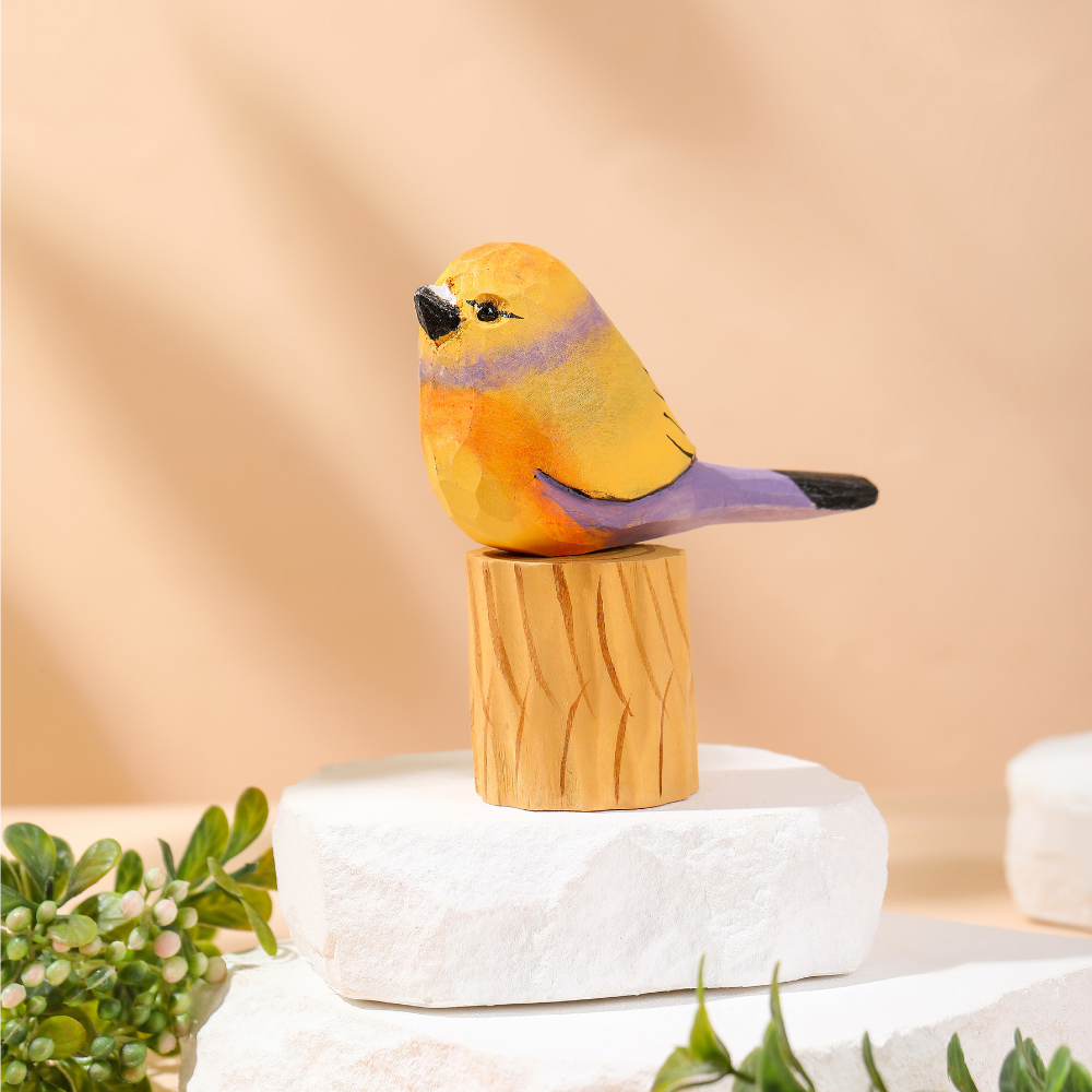 Miniature Bird Figurines Warbler
