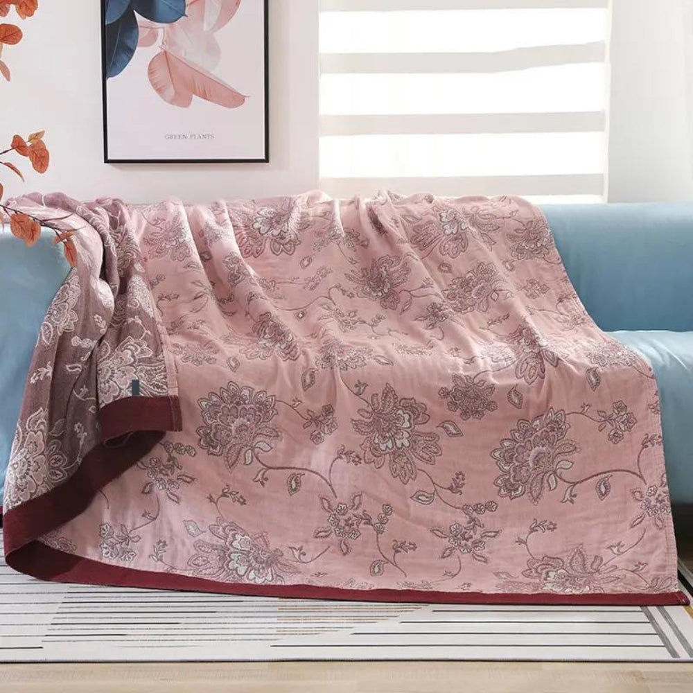Floral Dream Comfort Blanket Pink