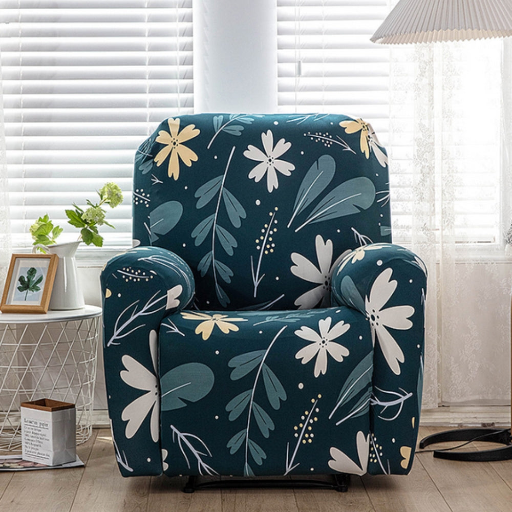 Floral Recliner Sofa Cover Petaluxe