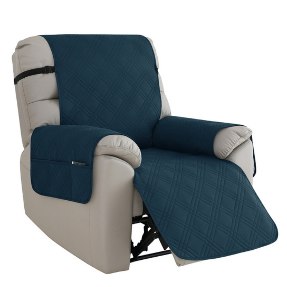 Premium Waterproof Recliner Slipcover Blue Green