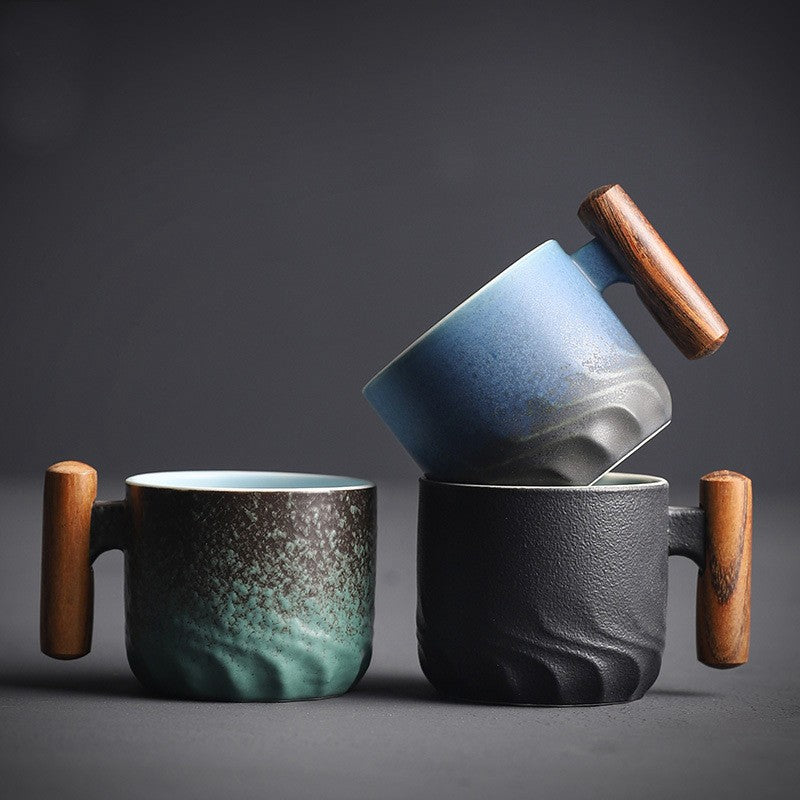 Espresso Cup with Bamboo Handle - Japanese-Inspired