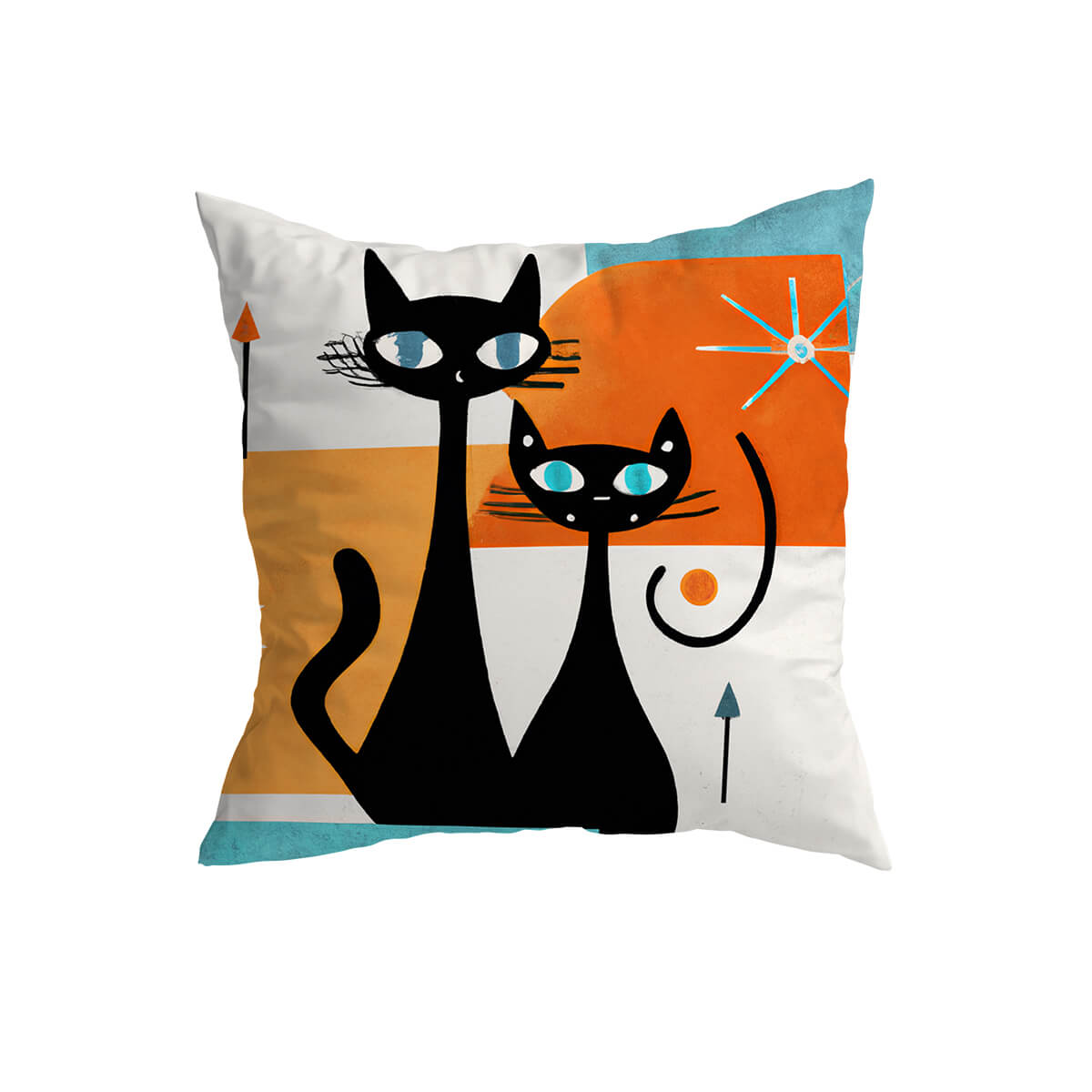 Astronomic Cats Cushion Cover Watchful