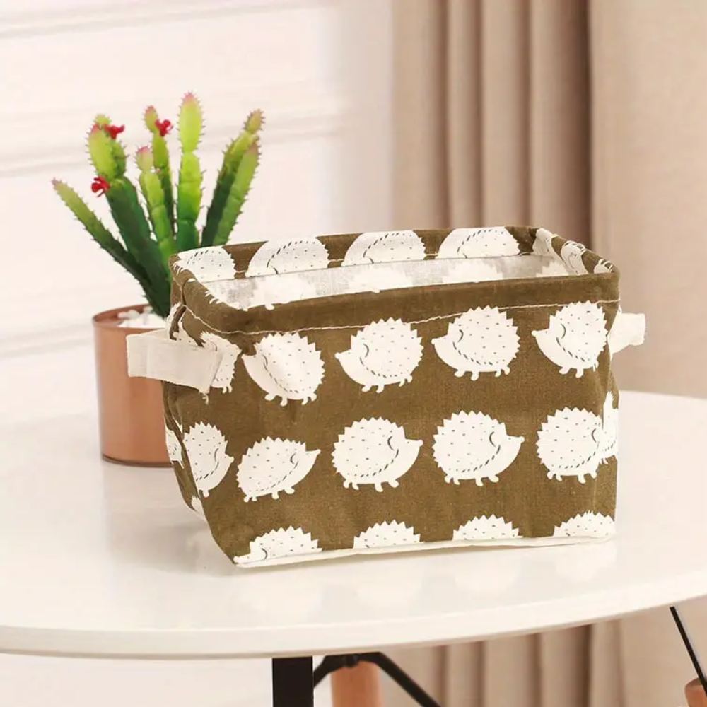 Storage Cloth Basket Hedgehog