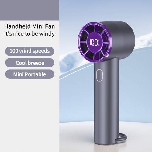 Breezio™ | Handheld Mini Fan Gray