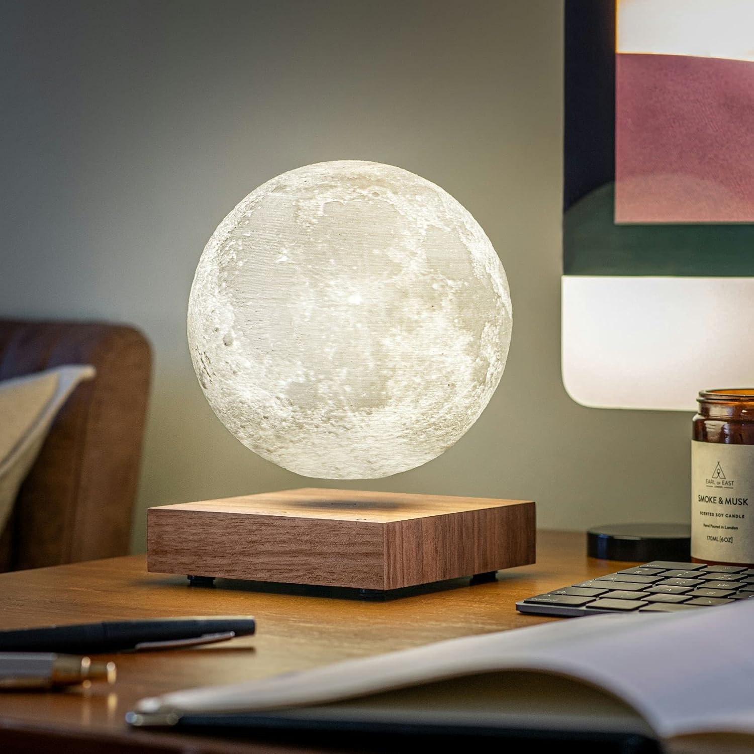 Levitating Moon Lamp