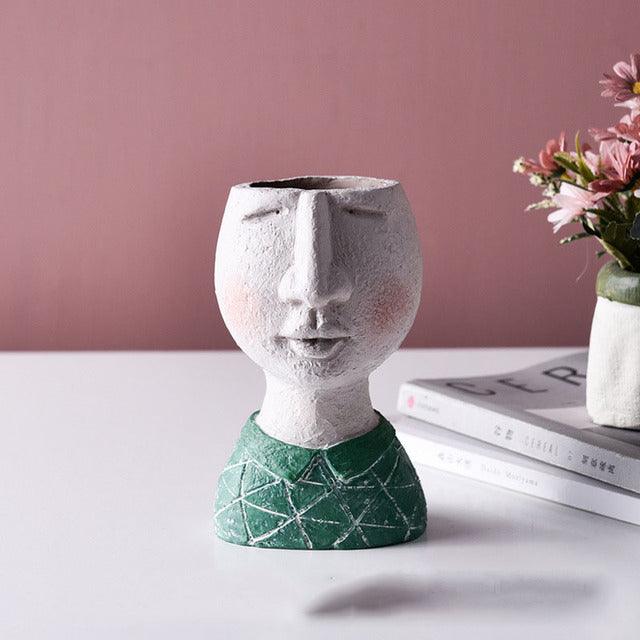 Persona Caricature Sculpture Pot Mike