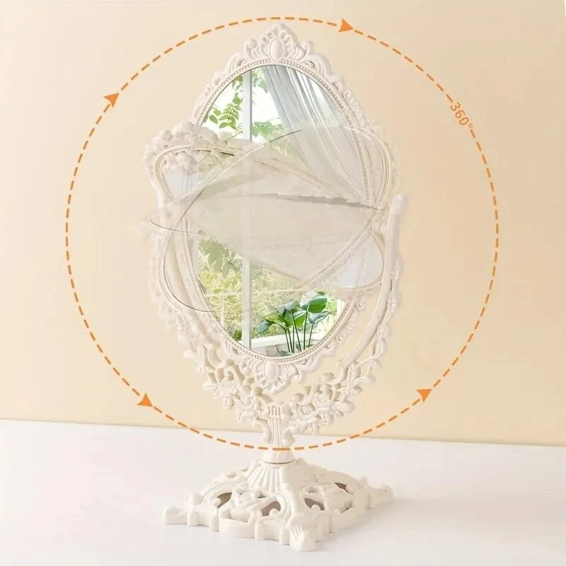 Fleur Antique Vanity Mirror