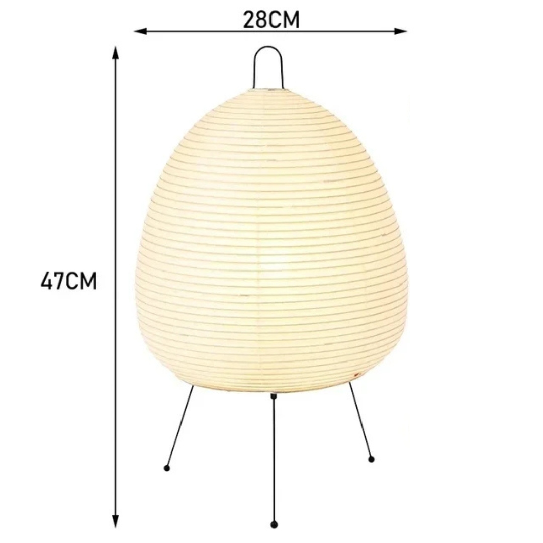 Akari Japanese Rice Paper Lamp Table lamp