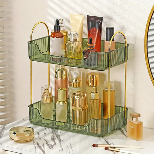 Bathroom Counter Organizer Green