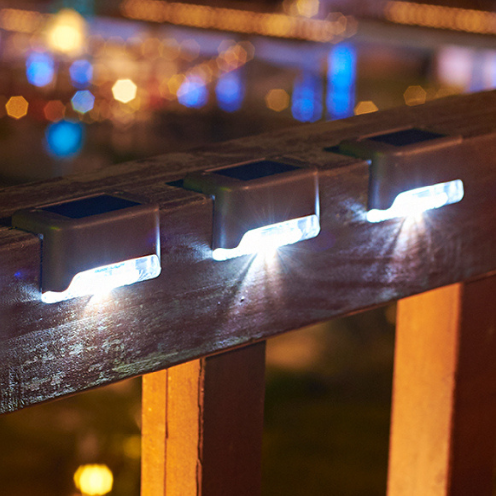 Solar Step Light White Light