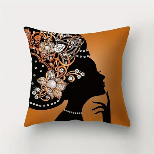 African Women Cushion Cover Essence