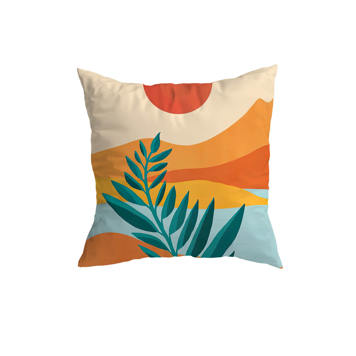 Nordic Sunshine Cushion Covers Warmth Sunburst