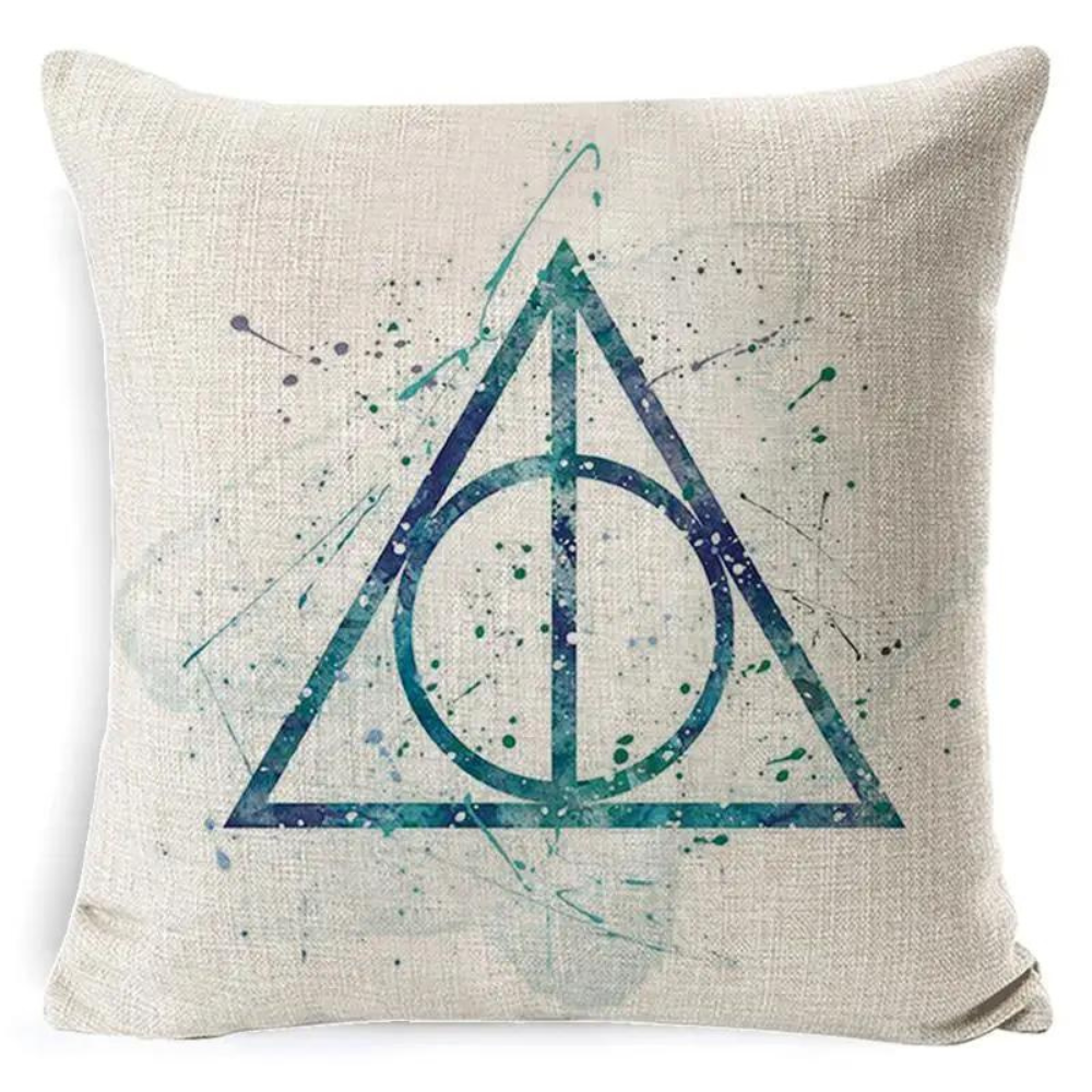 Harry Potter Cushion Cover Deathly Hallows
