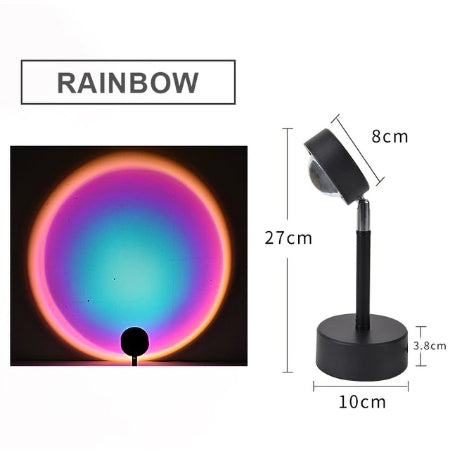 Aesthetic Sunset Projector Rainbow