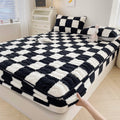 Milk Velvet Checkered Bedding