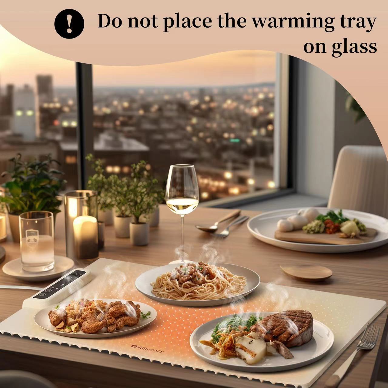 Electric Food Warming Tray