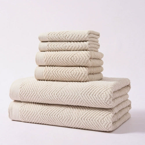 Cascade Supreme Cotton Towels | 6pcs Set Apricot