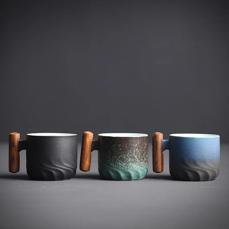 Espresso Cup with Bamboo Handle - Japanese-Inspired