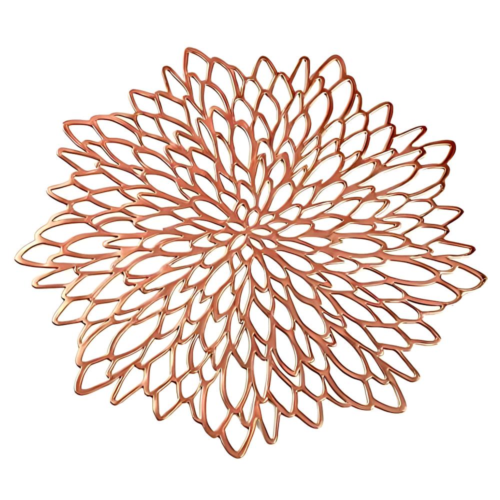 Chrysanthemum Charm Placemat Pink Bronze