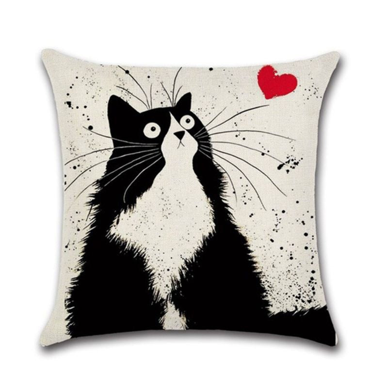 Meow Meow Cushion Covers (BLACKLIST)