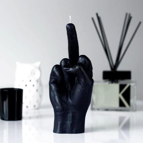 Bold Gesture Candle Black (Rosemary Scent)