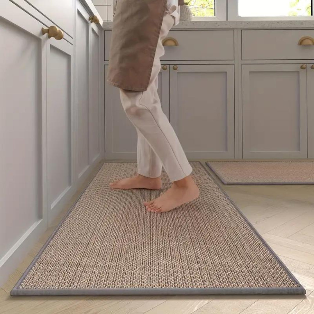 Matilda Classic Kitchen Mat | 2 Sets Gray
