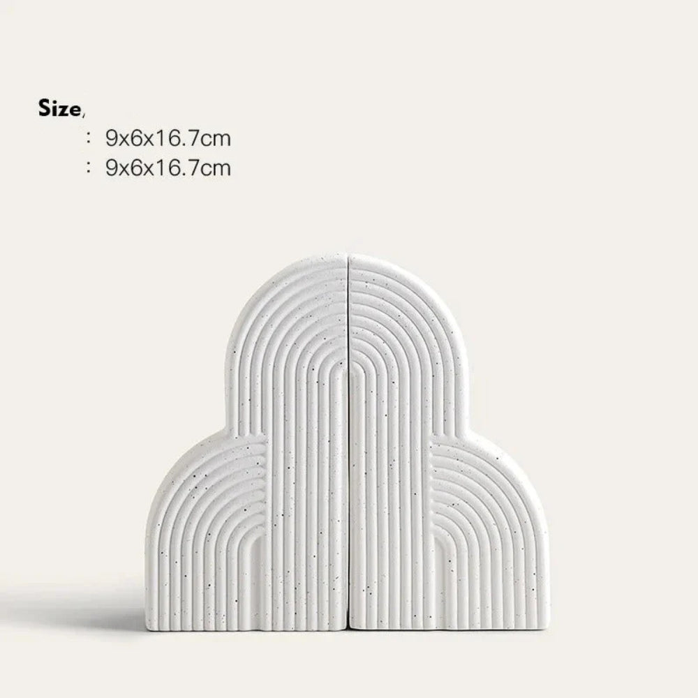Persephone Cloud-Shaped Ceramic Bookends