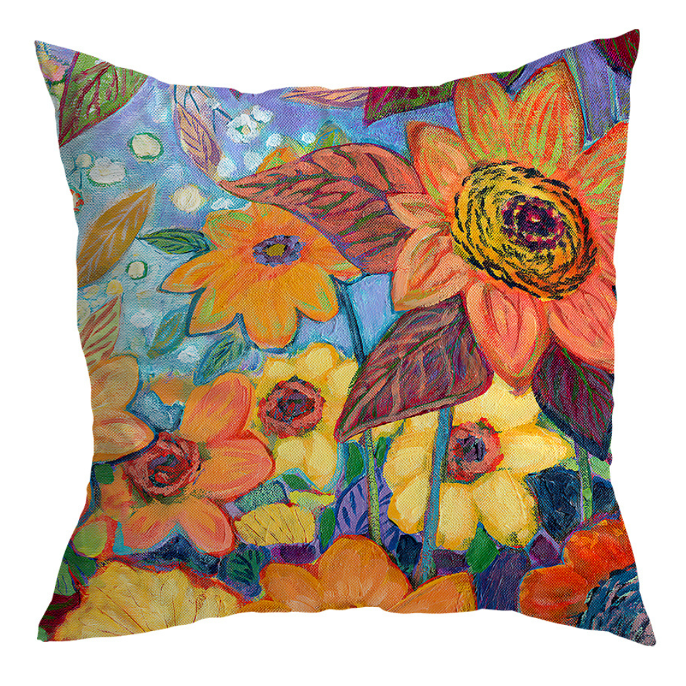 Summer Flowers Cushion Covers Paradise