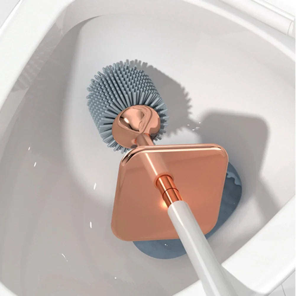 Silicone Toilet Brush with Holder