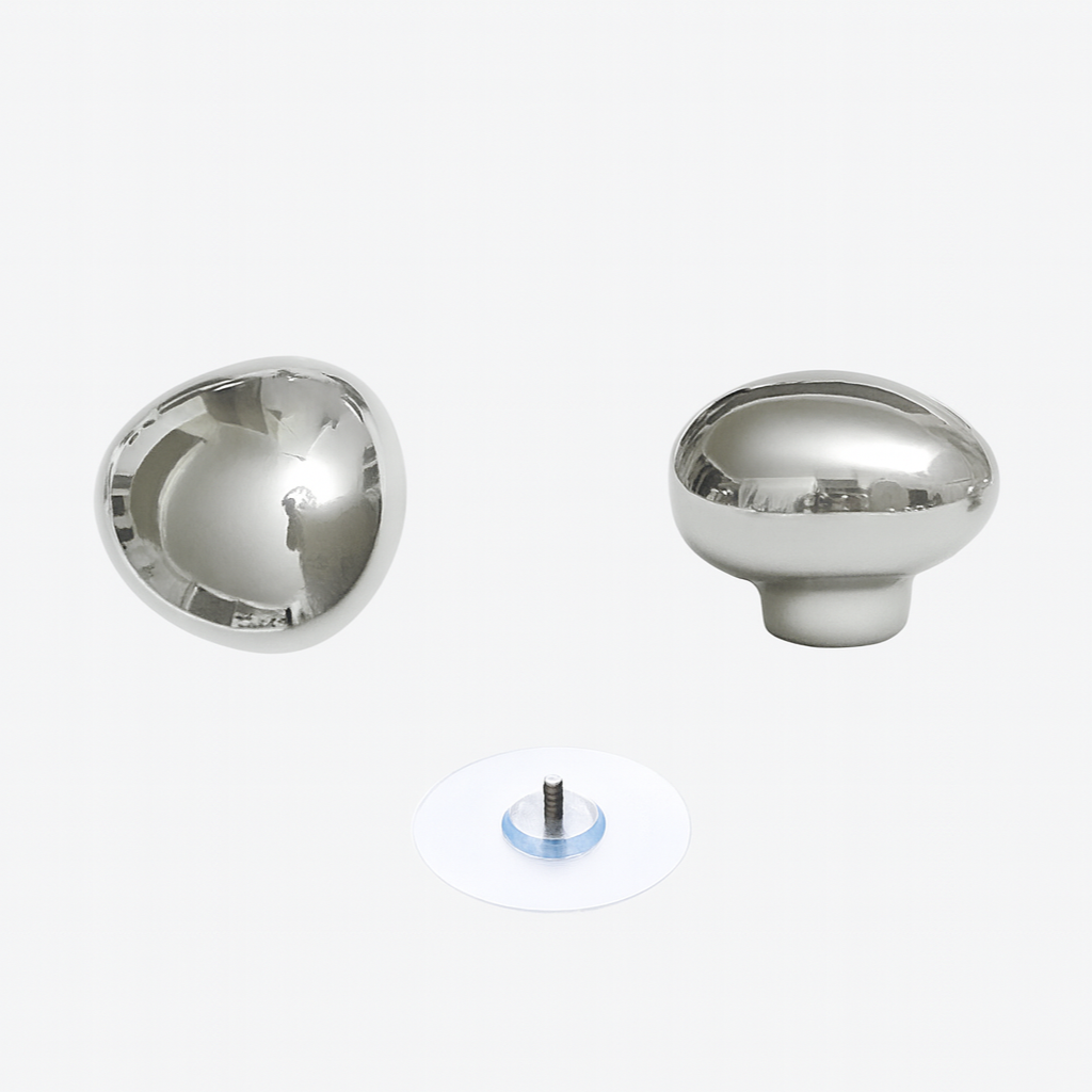 Raindrop Chrome Wall Hooks Sticker