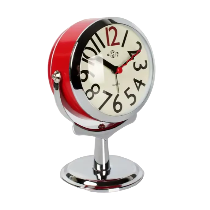 Retro Tick Pedestal Clock