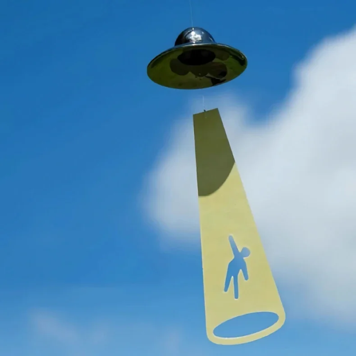 UFO Abduction Hanging Decor