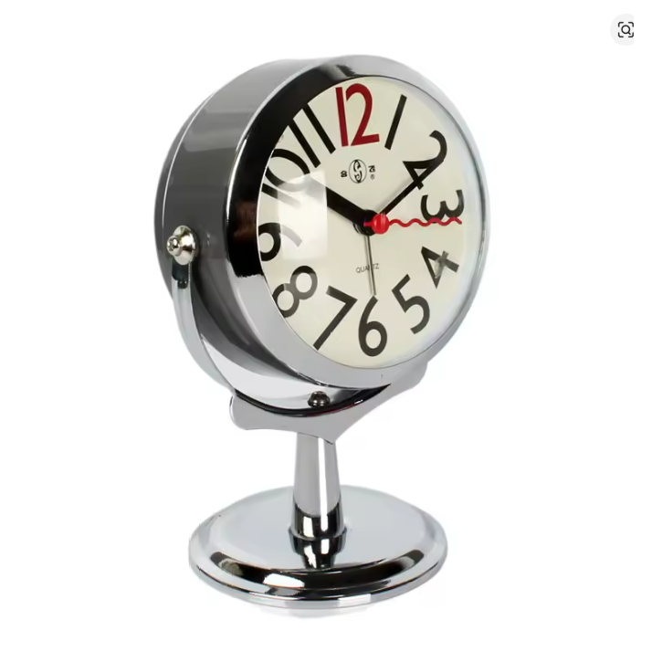 Retro Tick Pedestal Clock