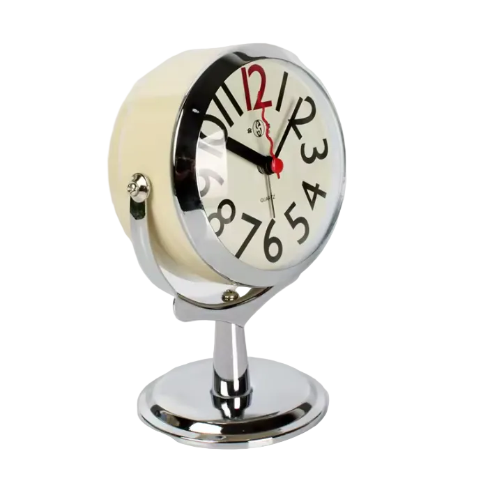 Retro Tick Pedestal Clock