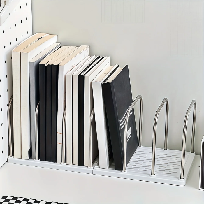Minimalist White Desk Organizer