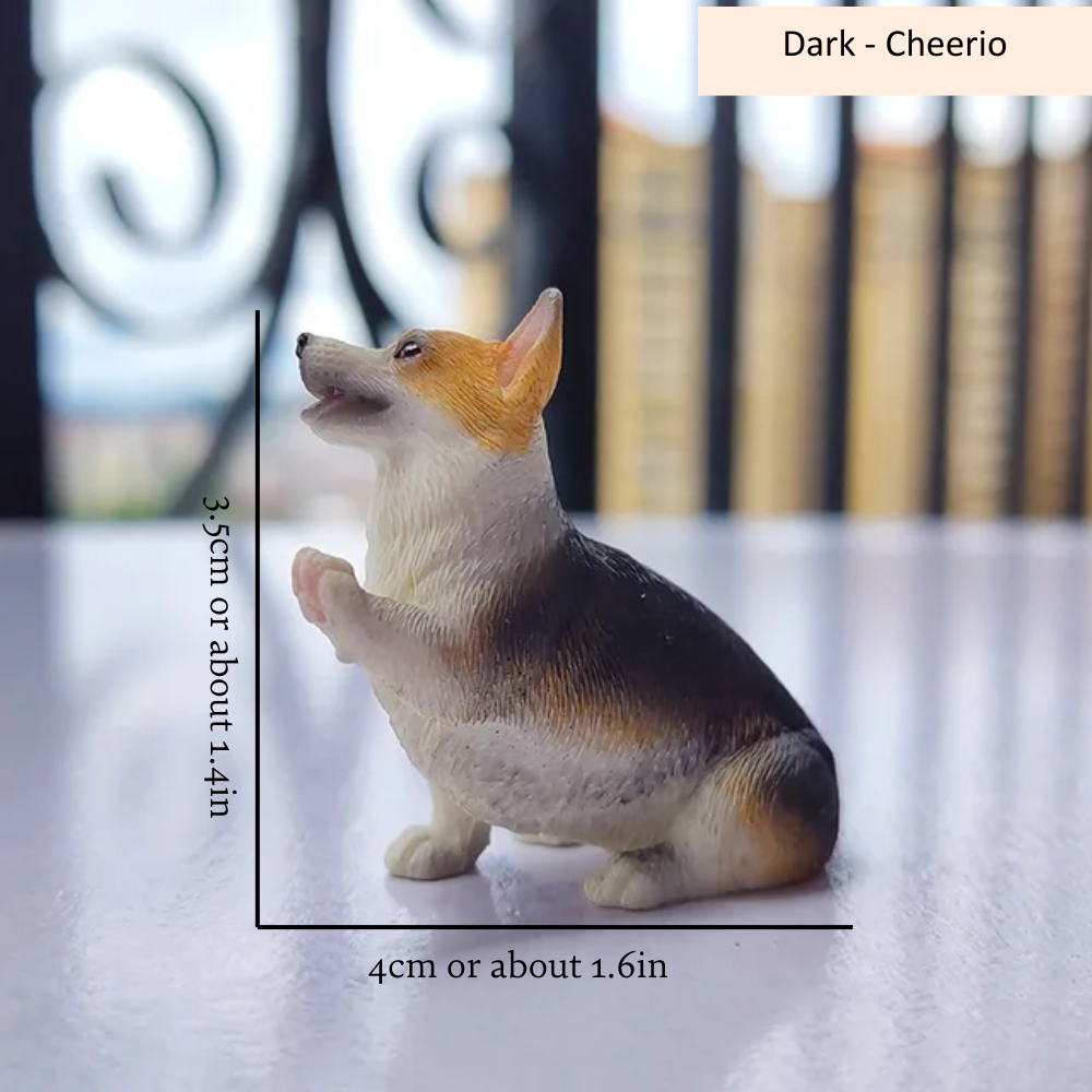 Mini Corgi Decoration Dark Cheerio
