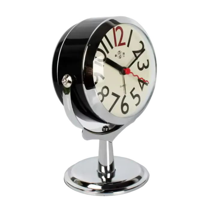 Retro Tick Pedestal Clock