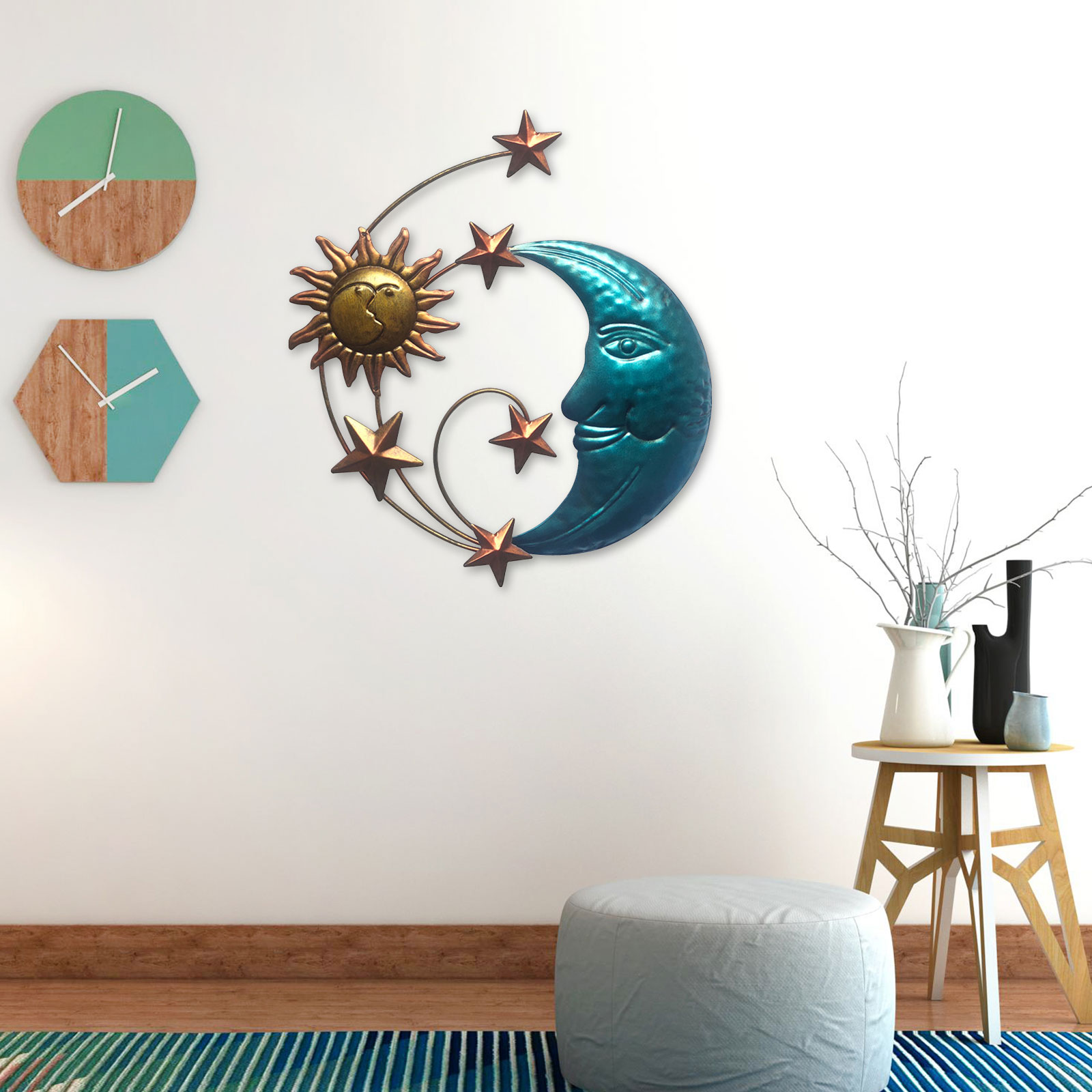 Sun & Moon Wall Ornament