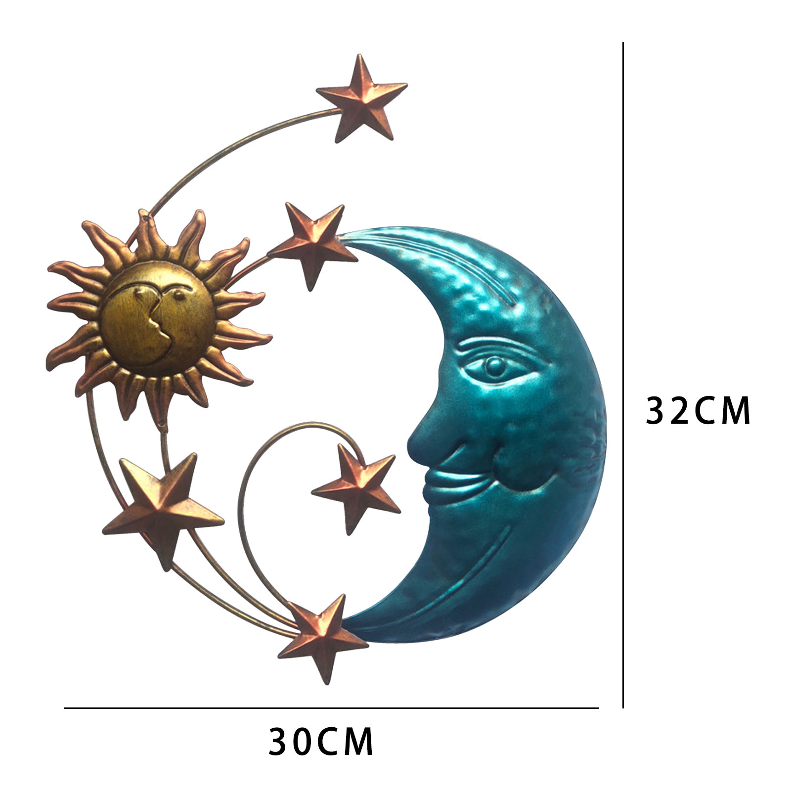 Sun & Moon Wall Ornament
