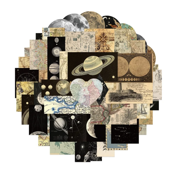 Vintage Cosmic Stickers