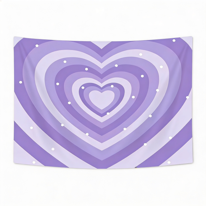 Y2K Multi Heart Tapestry