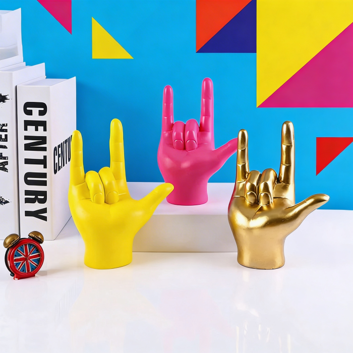 Pop Art Hand Statue