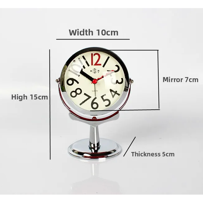 Retro Tick Pedestal Clock