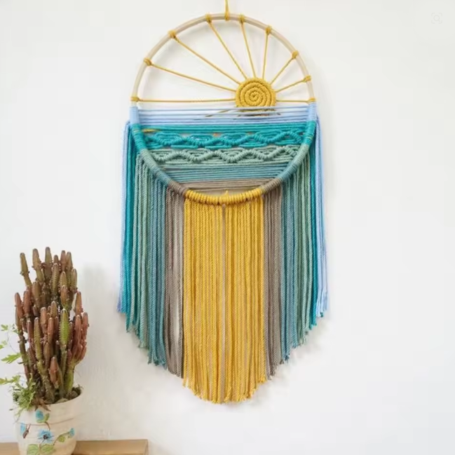 Sunset Macrame Wall Hanging