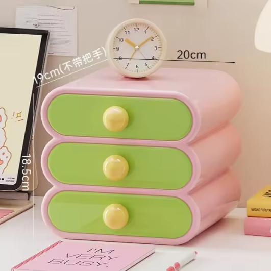 Stationery Desktop Organizer Pink
