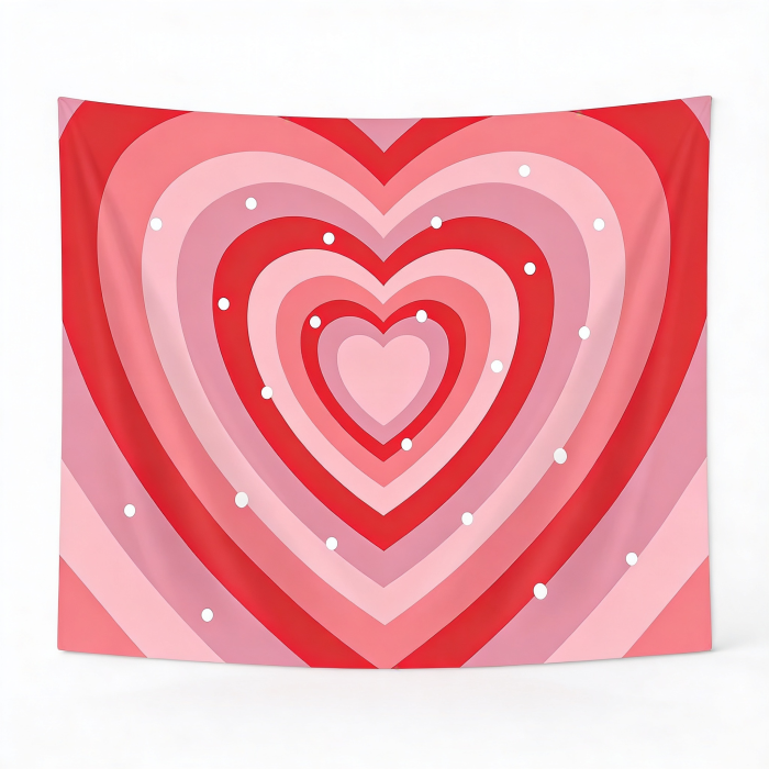 Y2K Multi Heart Tapestry