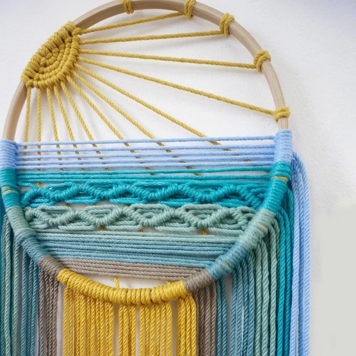 Sunset Macrame Wall Hanging