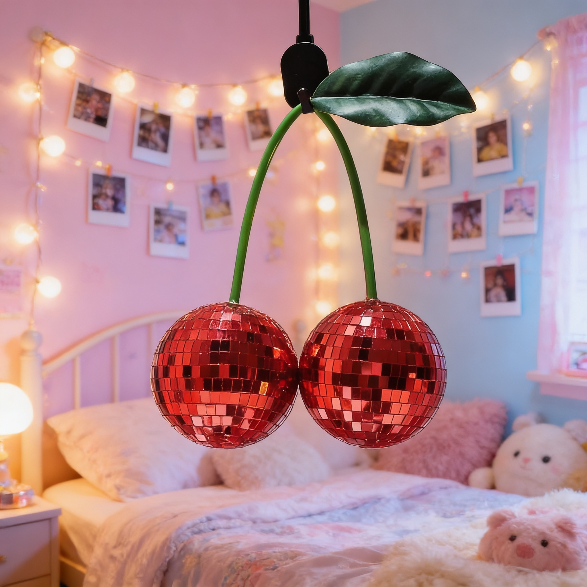 Red Disco Cherry Suncatcher