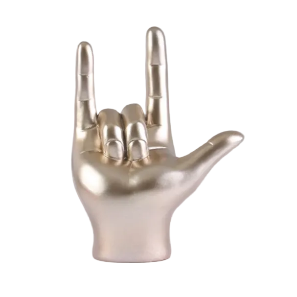 Pop Art Hand Statue