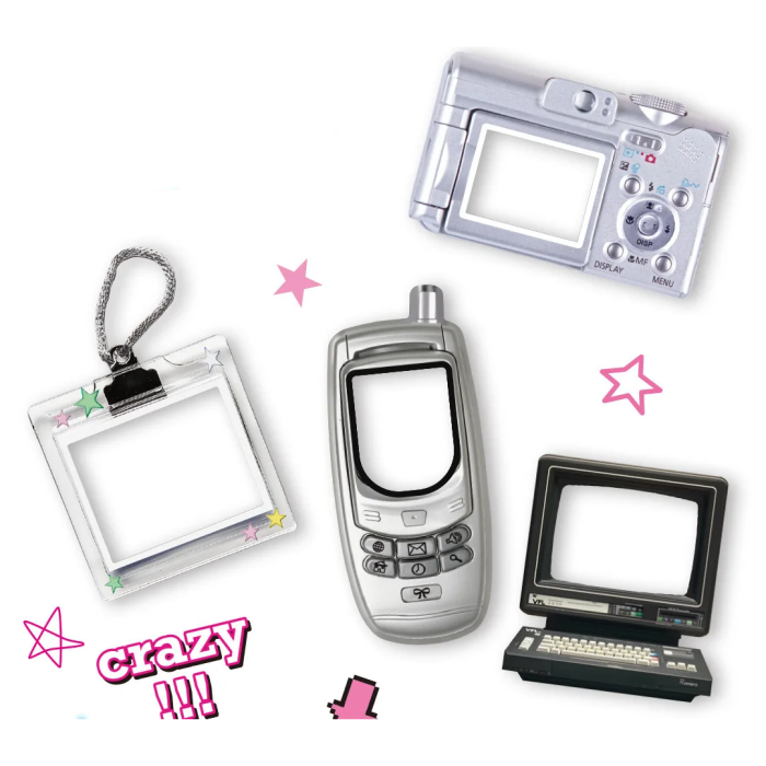 Y2K Cute Retro Paper Card Stickers